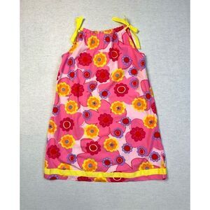 Hanna Andersson Floral Pillow Case Dress Sz 140/ US 10